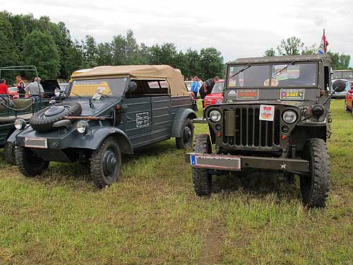 Landser trifft GI: VW Kübel und Willys Jeep